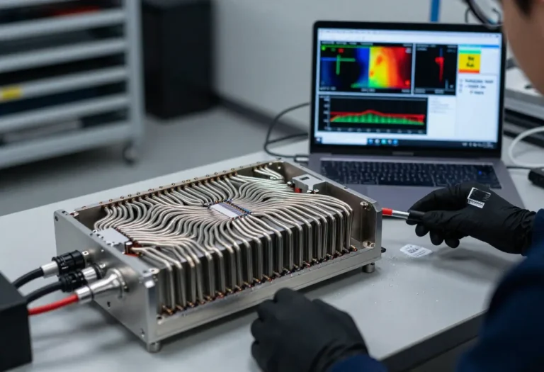 EV Inverter Cold Plate — Microchannel & Serpentine, Laser-Welded Manifolds