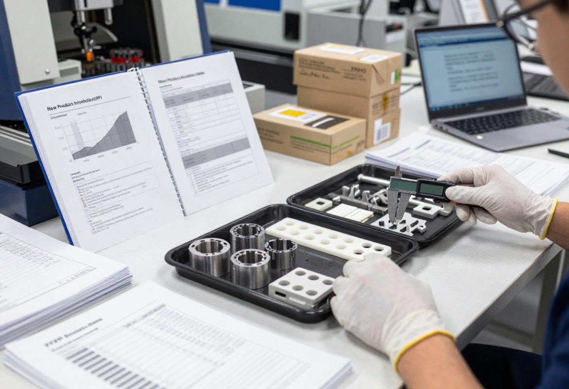 Prototype → Validation → Production (NPI)