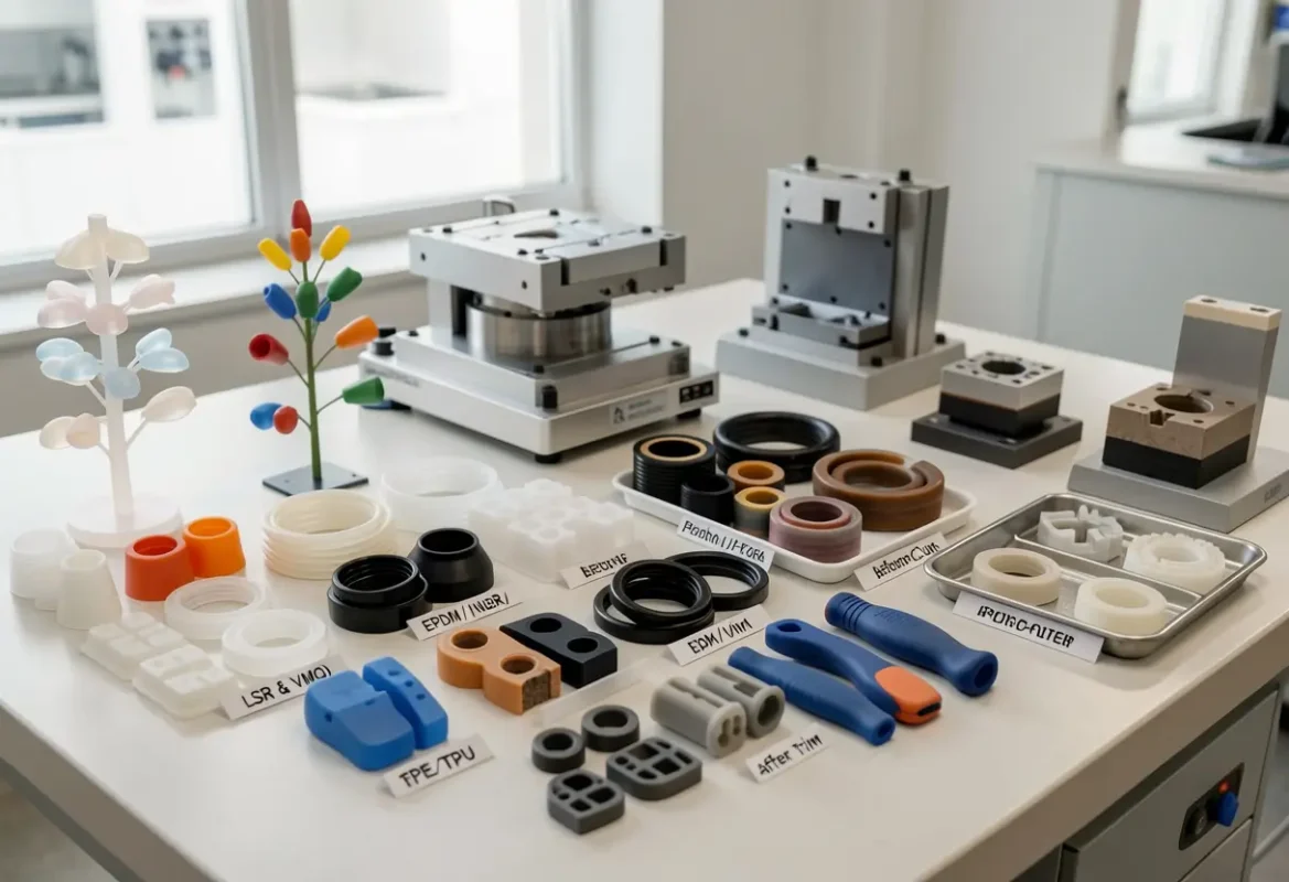 Rubber & Silicone LSR, VMQ, EPDM, NBR, FKM & TPE Guidance