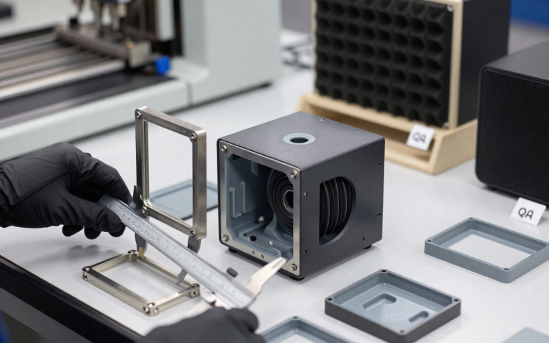 Stamped Frame & Injection Enclosure for Smart Speaker