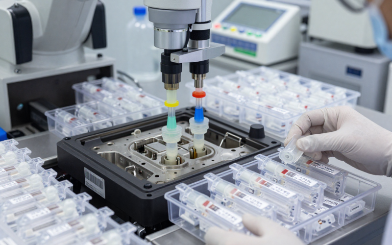 Medical LSR Port with Overmold