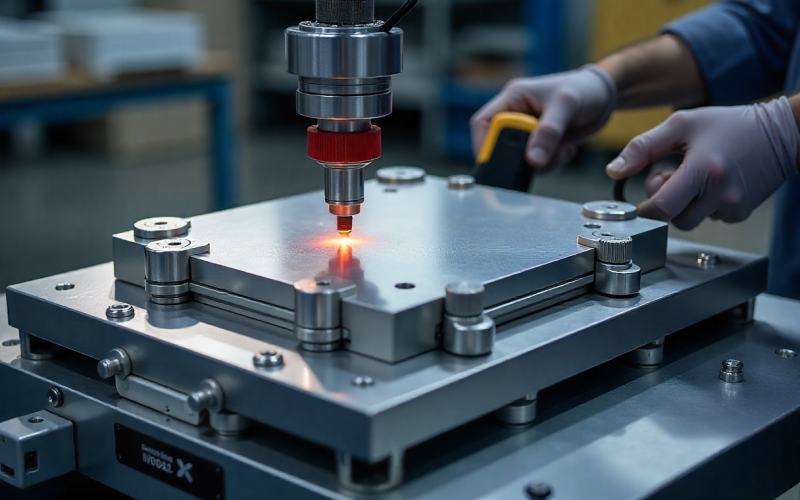 FSW Fixture for EV Inverter Cold Plate