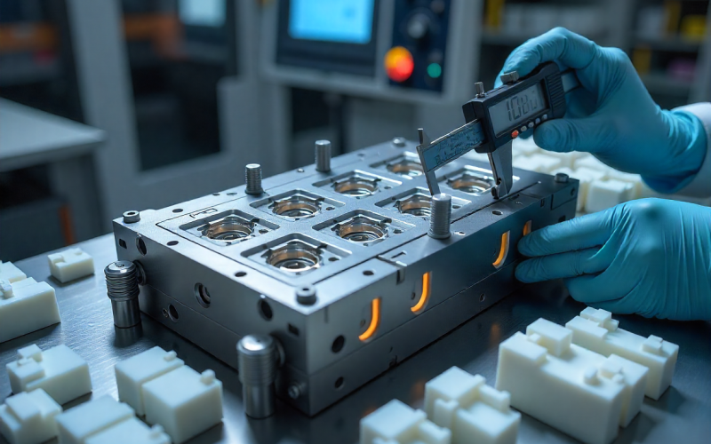 16‑Cavity PEEK Connector Mold